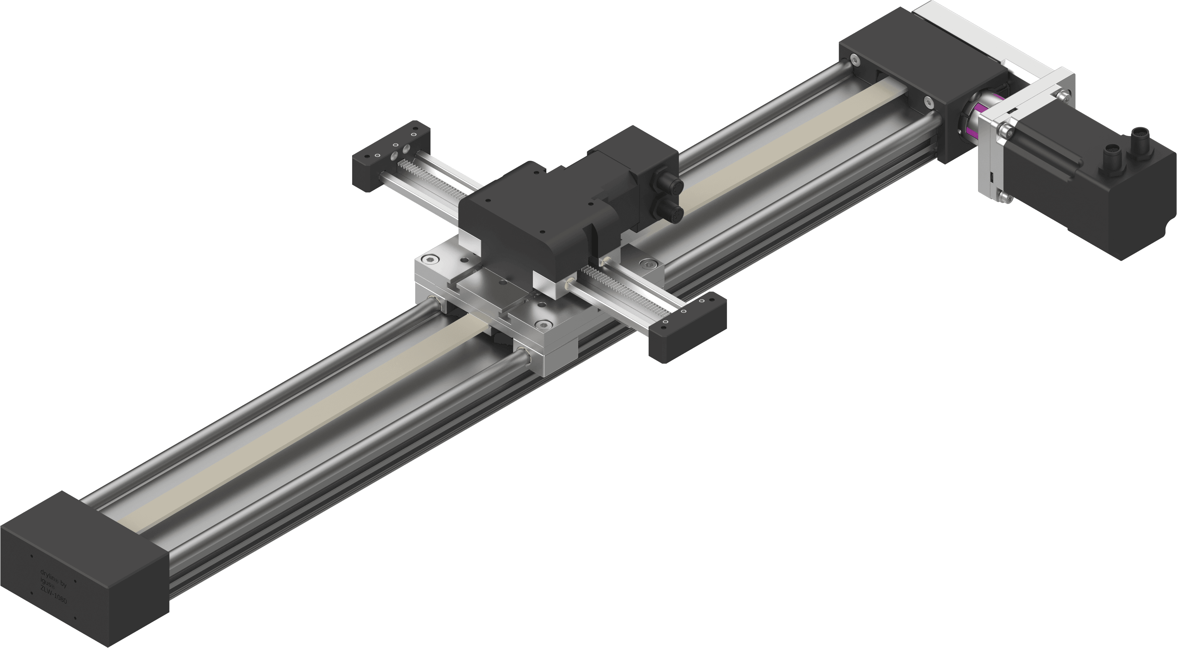 Robot 2 assi X-Z - Motori passo-passo con Encoder, Spazio di lavoro 500x150 mm